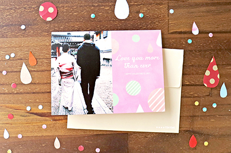 【卡片】用甜蜜的合照做卡片，傾訴戀人絮語