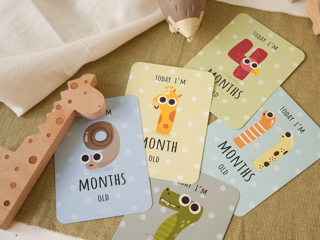 加購月齡卡、玩具木磁鐵